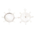 30mm Zinc Alloy Anchor Bezel Charm Pendant for DIY Necklace Bracelet Jewelry Making view 3