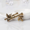 Black Silver Tone Flower Crystal Two Designs Metal Brooch Pin 2 Pictured Designs 2 view 3