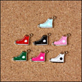 Zinc Alloy Sneaker Charm Pendant for DIY Necklace Bracelet Jewelry Making view 3