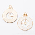 Zinc Alloy Clock Charm Pendant No.043060 for DIY Necklace Bracelet Jewelry Making view 3
