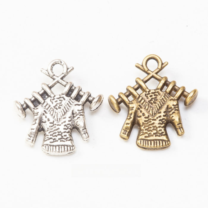 Zinc Alloy Sweater Charm Pendant for DIY Necklace Bracelet Jewelry Making