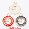 Zinc Alloy Clock Charm Pendant No.466583 for DIY Necklace Bracelet Jewelry Making view 1