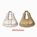 Zinc Alloy Handbag Charm Pendant No.098662 for DIY Necklace Bracelet Jewelry Making view 1