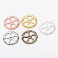 Zinc Alloy Gear Charm Pendant No.617981 for DIY Necklace Bracelet Jewelry Making view 5