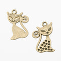 Zinc Alloy Cat Charm Pendant No.848694 for DIY Necklace Bracelet Jewelry Making view 3