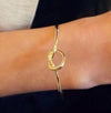 Gold Knot Bangle