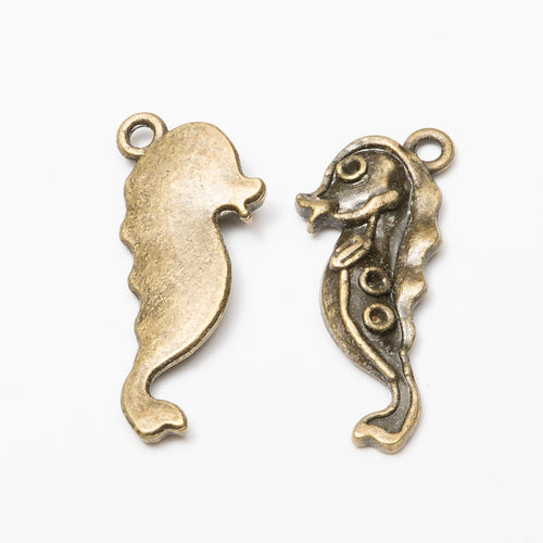 Zinc Alloy Seahorse Charm Pendant No.315739 for DIY Necklace Bracelet Jewelry Making