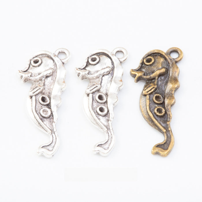 Zinc Alloy Seahorse Charm Pendant No.315739 for DIY Necklace Bracelet Jewelry Making