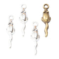 Zinc Alloy Mouse Charm Pendant No.243259 for DIY Necklace Bracelet Jewelry Making view 4