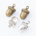 Zinc Alloy Pine Cone Charm Pendant for DIY Necklace Bracelet Jewelry Making view 1