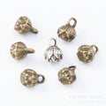 Zinc Alloy Lotus Seed Pod Charm Pendant for DIY Necklace Bracelet Jewelry Making view 4