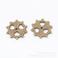 Zinc Alloy Gear Charm Pendant No.847969 for DIY Necklace Bracelet Jewelry Making view 4