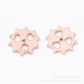 Zinc Alloy Gear Charm Pendant No.847969 for DIY Necklace Bracelet Jewelry Making view 3