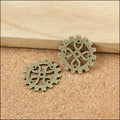 Zinc Alloy Gear Charm Pendant No.282482 for DIY Necklace Bracelet Jewelry Making view 3
