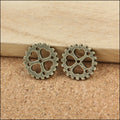 Zinc Alloy Gear Charm Pendant No.282626 for DIY Necklace Bracelet Jewelry Making view 4
