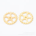 Zinc Alloy Gear Charm Pendant No.710185 for DIY Necklace Bracelet Jewelry Making view 2