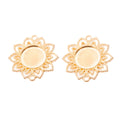 18mm Zinc Alloy Round Filigree Charm Pendant for DIY Necklace Bracelet Jewelry Making view 3