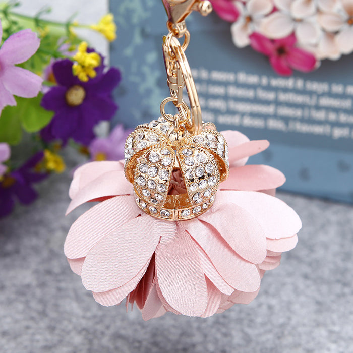 Crown Flower, Fan, Cherry and Guitar Keychain Collection
