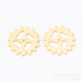 Zinc Alloy Gear Charm Pendant No.724918 for DIY Necklace Bracelet Jewelry Making view 3