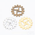 Zinc Alloy Gear Charm Pendant No.724918 for DIY Necklace Bracelet Jewelry Making view 1