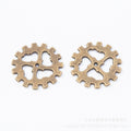 Zinc Alloy Gear Charm Pendant No.724918 for DIY Necklace Bracelet Jewelry Making view 2