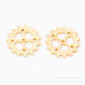 Zinc Alloy Gear Charm Pendant No.884614 for DIY Necklace Bracelet Jewelry Making view 2