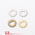 Zinc Alloy Gear Charm Pendant for DIY Necklace Bracelet Jewelry Making view 1