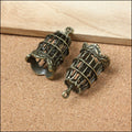 Zinc Alloy Bird Cage Charm Pendant No.666789 for DIY Necklace Bracelet Jewelry Making view 4