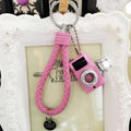 Light-Up Toy Camera Keychains With Braided Wrist Straps in Sixteen Options view 4