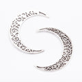 Zinc Alloy Crescent Moon Charm Pendant No.080818 for DIY Necklace Bracelet Jewelry Making view 2