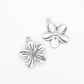 Zinc Alloy Flower Charm Pendant No.636194 for DIY Necklace Bracelet Jewelry Making view 3