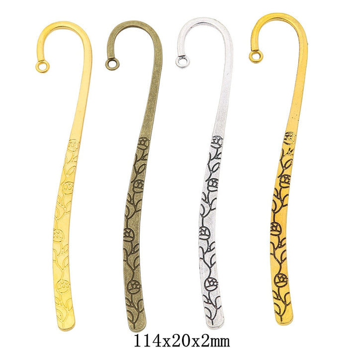 Zinc Alloy Bookmark Charm Pendant No.627078 for DIY Necklace Bracelet Jewelry Making