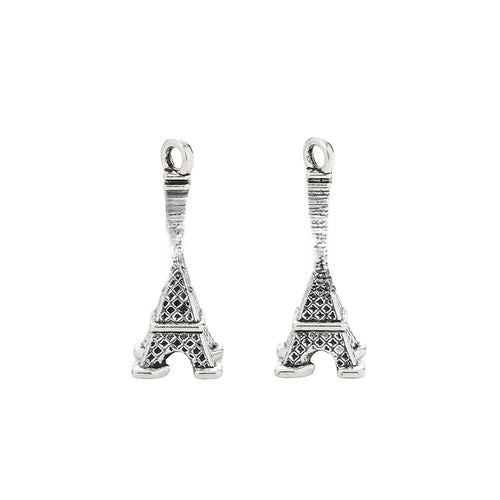 Zinc Alloy Eiffel Tower Charm Pendant No.166865 for DIY Necklace Bracelet Jewelry Making