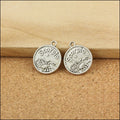 Antique Silver Zinc Alloy Scorpio Charm Pendant for DIY Necklace Bracelet Jewelry Making view 1