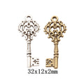 Zinc Alloy Key Charm Pendant No.678675 for DIY Necklace Bracelet Jewelry Making view 1