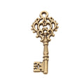 Zinc Alloy Key Charm Pendant No.678675 for DIY Necklace Bracelet Jewelry Making view 2
