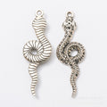 Zinc Alloy Snake Charm Pendant No.794486 for DIY Necklace Bracelet Jewelry Making view 2