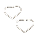 Zinc Alloy Heart Charm Pendant No.794523 for DIY Necklace Bracelet Jewelry Making view 2
