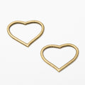 Zinc Alloy Heart Charm Pendant No.794523 for DIY Necklace Bracelet Jewelry Making view 3