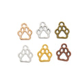 Zinc Alloy Bear Paw Charm Pendant for DIY Necklace Bracelet Jewelry Making view 5
