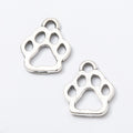Zinc Alloy Bear Paw Charm Pendant for DIY Necklace Bracelet Jewelry Making view 2
