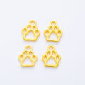 Zinc Alloy Bear Paw Charm Pendant for DIY Necklace Bracelet Jewelry Making view 3