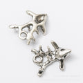 Zinc Alloy Deer Head Charm Pendant No.453884 for DIY Necklace Bracelet Jewelry Making view 2