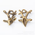 Zinc Alloy Deer Head Charm Pendant No.453884 for DIY Necklace Bracelet Jewelry Making view 3