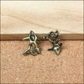 Zinc Alloy Deer Head Charm Pendant No.453884 for DIY Necklace Bracelet Jewelry Making view 4