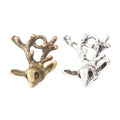 Zinc Alloy Deer Head Charm Pendant No.453884 for DIY Necklace Bracelet Jewelry Making view 5