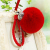 Red Braided-Bell-Pom