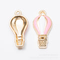 Zinc Alloy Hot Air Balloon Charm Pendant No.535637 for DIY Necklace Bracelet Jewelry Making view 3