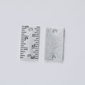 Zinc Alloy Ruler Charm Pendant for DIY Necklace Bracelet Jewelry Making view 3