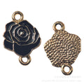 Zinc Alloy Rose Jewelry Findings Accessories for DIY Jewelry Making view 3